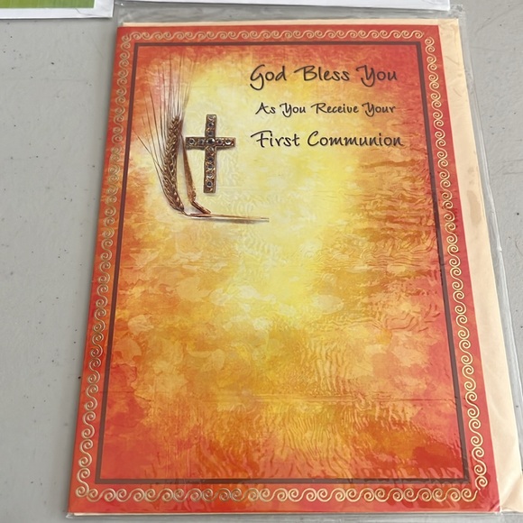 4 Communion cards from special thoughts all new in plastic four cards - Picture 2 of 9